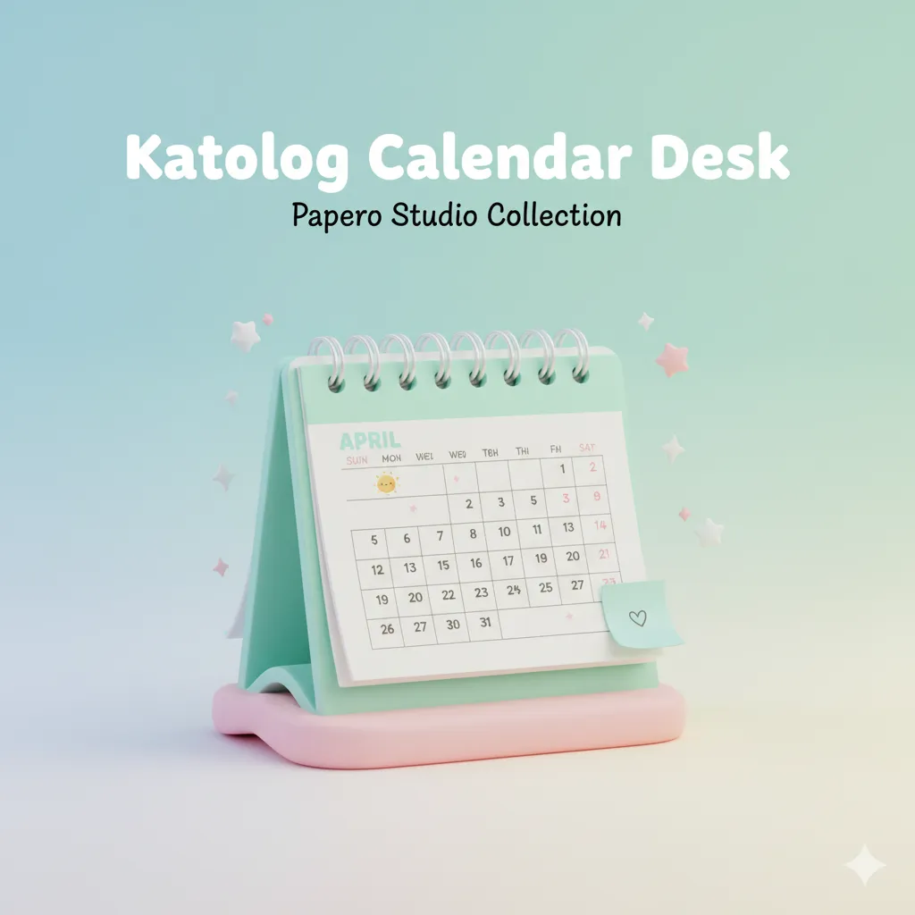 Jasa Cetak Kalender Custom Jogja - Desain Unik dan Berkualitas Tinggi | Papero Studio