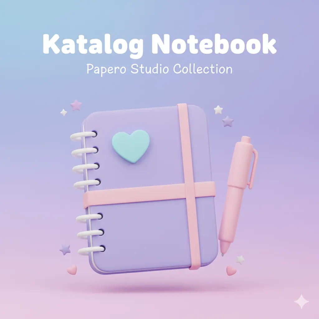 Jasa Cetak Notebook Custom Jogja - Buku Catatan Personal dengan Desain Unik | Papero Studio