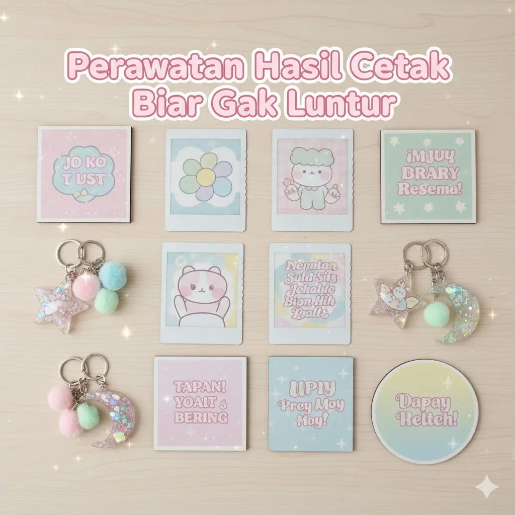 Perawatan Hasil Cetak Biar Gak Luntur — Tips dari Papero Studio - Artikel Digital Printing Jogja | Papero Studio